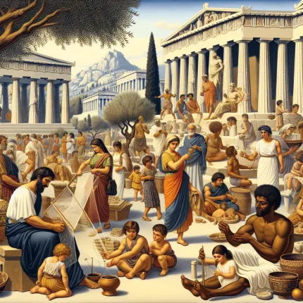 Занятия древних греков